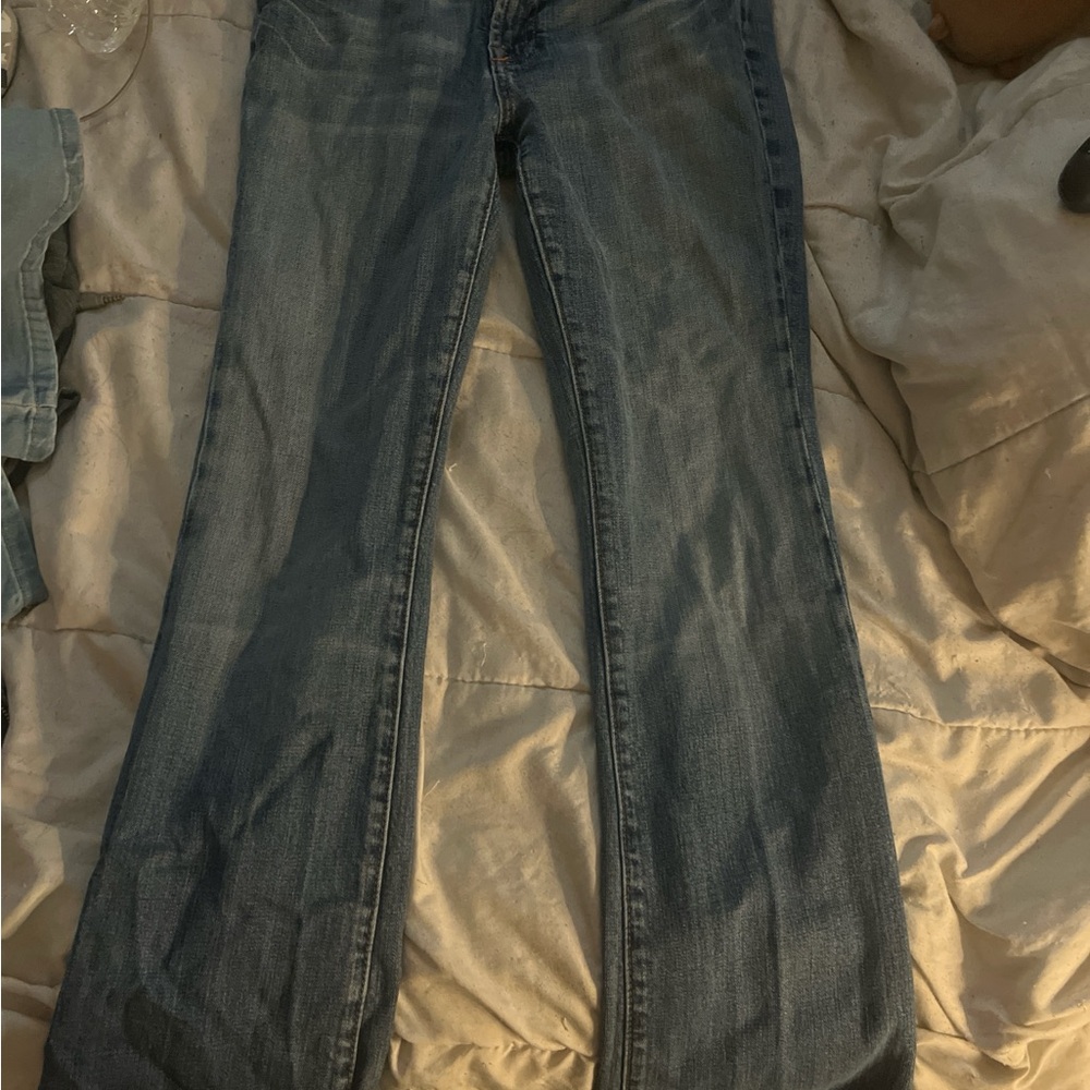 Vigoss Blue Flare Wide Leg Jeans